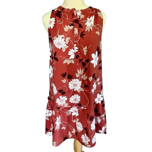 LOFT Dresses Ann Taylor Loft Flowy Sleeveless Dress Orange